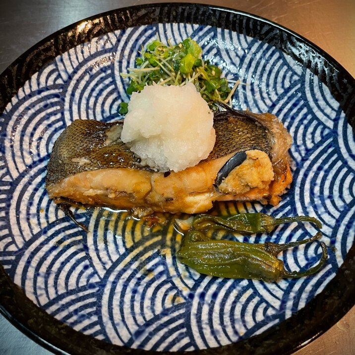 大根おろし乗せカレイの煮付け♪